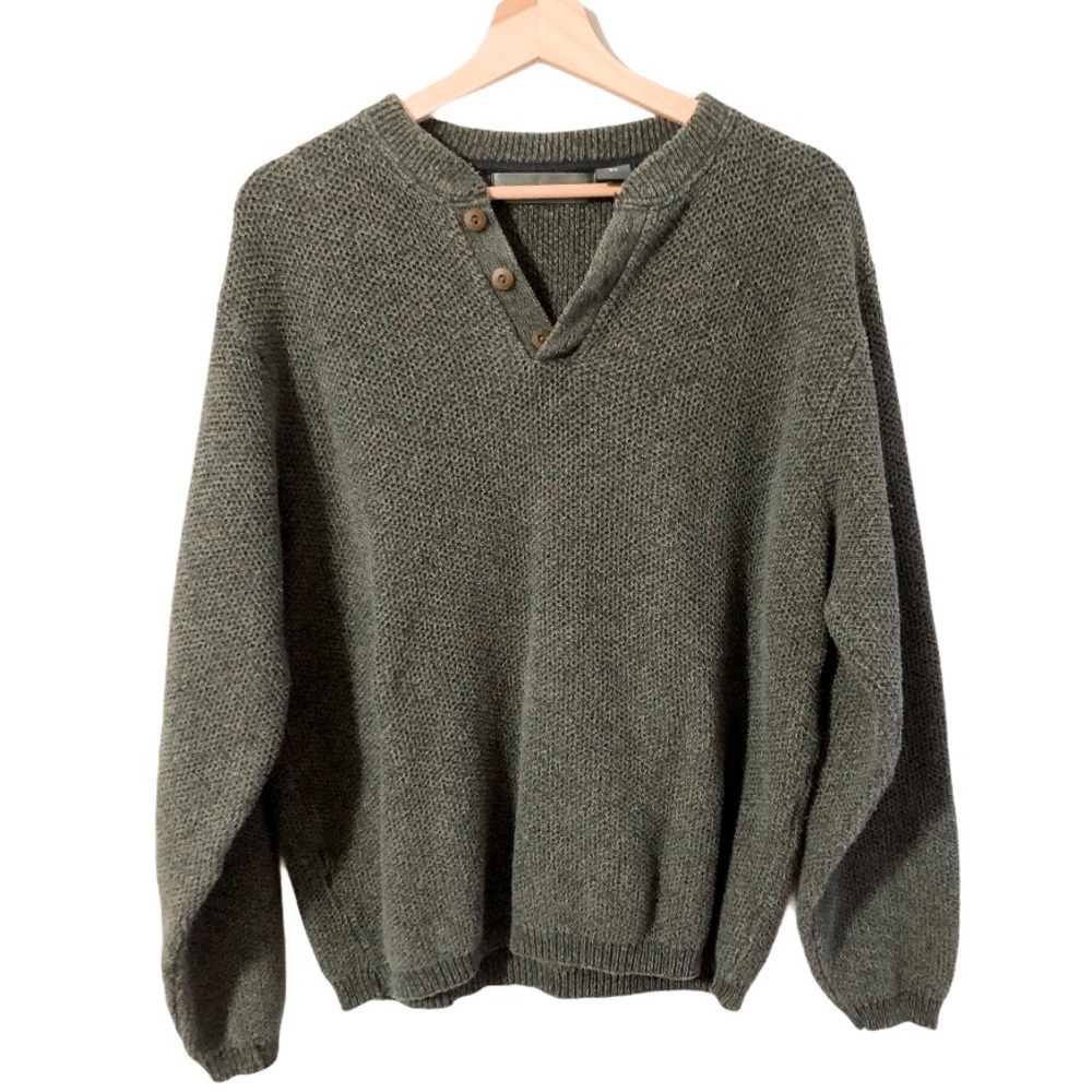 Oscar de la Renta | Men's Quarter Button Pullover